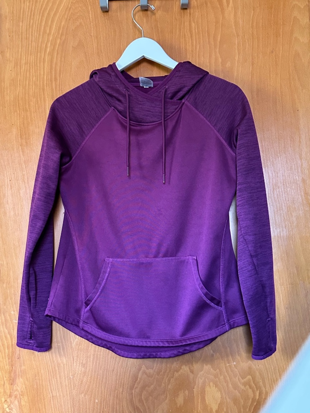 Athletic Works Plush Plum DriWorks Performance Hoodie Size S